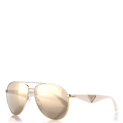 prada aviator sunglasses white|prada aviator sunglasses men's.